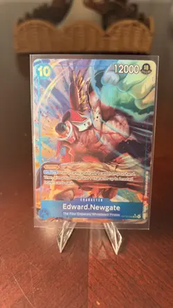Edward Newgate (Alt Art) OP13-042 SR Carrying on His Will - ONE PIECE ENGLISH - Image 1