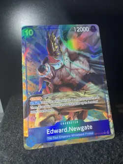 Edward Newgate Alt Art ENGLISH OP13-042 SR Carrying on His Will ONE PIECE NM - Image 3