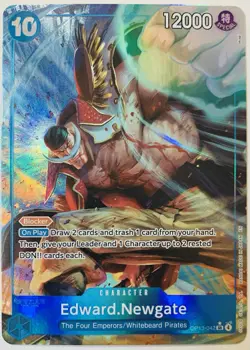 Edward Newgate (Alt Art) OP13-042 SR Carrying on His Will - ONE PIECE ENGLISH - Image 1