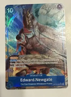 Edward Newgate (Alt Art) OP13-042 SR Carrying on His Will - ONE PIECE ENGLISH - Image 1