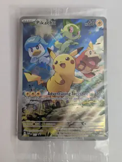Pokemon TCG - Pikachu - 027 - SV: Scarlet & Violet Promo Cards SEALED SUPER NM - Image 1