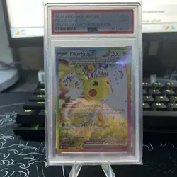 2024 POKEMON SSP EN-SURGING SPARKS SPECIAL ILLUSTRATION RARE PIKACHU EX PSA 9 - Image 3