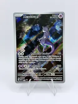 Mewtwo 052 SV: Scarlet & Violet Black star Promo Holo 130HP Basic Pokemon Card - Image 1