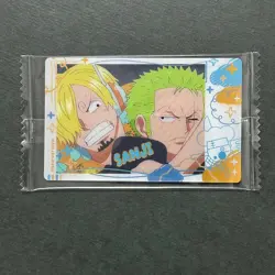 S4365 Sanji & Zoro OP4-27 Japanese One Piece Itajaga Wafer Card Sealed J3 - Image 1