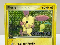Plusle 44/107 - EX Deoxys Reverse Holo Pokemon Card - Damaged - Image 3