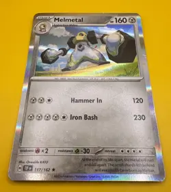 Melmetal 117/162 RARE HOLO Temporal Forces Pokemon Card - Image 2