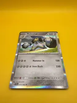 Melmetal 117/162 RARE HOLO Temporal Forces Pokemon Card - Image 3