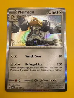 Melmetal 104/142 Holo Rare Stellar Crown Pokemon Card NM - Image 4