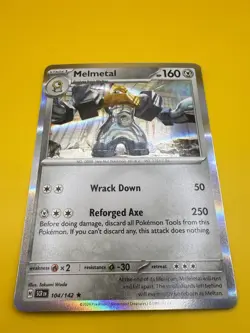 Melmetal 104/142 Holo Rare Stellar Crown Pokemon Card NM - Image 5