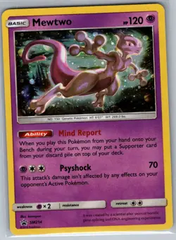 Mewtwo - SM214 SM Promos - Pokemon Card - NM - Image 1