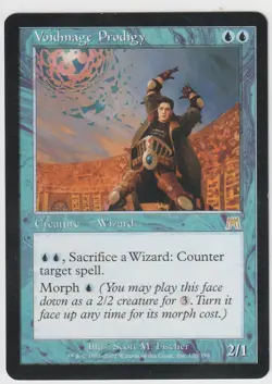1x VOIDMAGE PRODIGY - Onslaught - LP MtG Magic The Gathering Blue Rare - Image 1