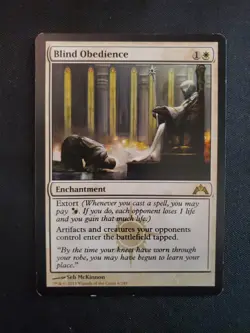 MTG Gatecrash Blind Obedience GTC NM VLP Magic The Gathering Tcg - Image 1