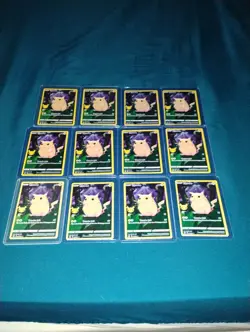 25th Celebration Pikachu Full Art Pokemon Card Lot Of 12 Near Mint Or Better - Image 1