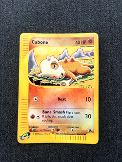Pokemon TCG Cubone 103/165 Expedition Base Set Reverse Holo Near Mint - Image 1