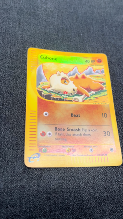 Pokemon TCG Cubone 103/165 Expedition Base Set Reverse Holo Near Mint - Image 2