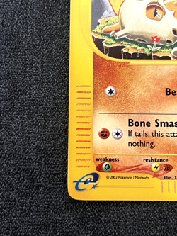 Pokemon TCG Cubone 103/165 Expedition Base Set Reverse Holo Near Mint - Image 3