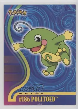 Politoed Topps Pokemon TV Animation Edition Johto League Champions #186 2001 - Image 1