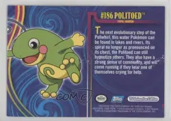 Politoed Topps Pokemon TV Animation Edition Johto League Champions #186 2001 - Image 2