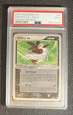 Shiftry ex Holo 97/108 Pokemon 2007 EX Power Keepers PSA 9 Mint - Image 1