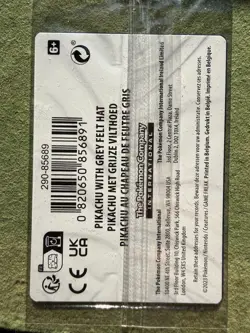 Pikachu with Grey Felt Hat Van Gogh SVP085 2023 Promo Pokemon TCG - Sealed #1 - Image 2