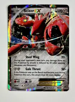 Scizor EX 2016 Pokemon XY BREAKpoint Ultra Rare #76/122 * Light Play - Image 1