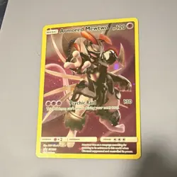 Pokemon TCG Armored Mewtwo SM228 Holo Promo Card English NEAR MINT - Image 1
