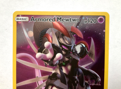 Pokemon TCG: Armored Mewtwo SM228 Sm Near Mint holo, with swirl - Image 2