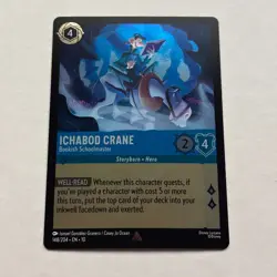 Ichabod Crane 148/204 Disney Lorcana Whispers in the Well Rare Cold Foil NM - Image 1