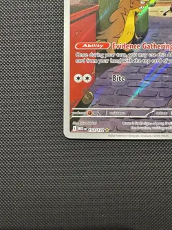 Pokemon TCG Gumshoos 153/132 ME01: Mega Evolution Illustration Rare NM - Image 5
