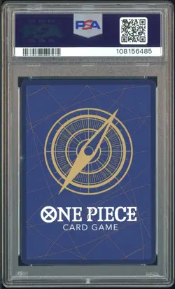 2024 One Piece OP09 En Manga Alternate Art #119 Monkey D. Luffy PSA 10 GEM MINT - Image 2