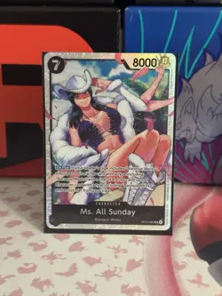 Ms. All Sunday OP14-084 SR Super Rare THE AZURE SEA'S SEVEN ENGLISH One Piece NM - Image 1