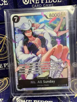 Ms. All Sunday Foil OP14-084SR✨One Piece The Azure Sea's Seven Mint - Image 1