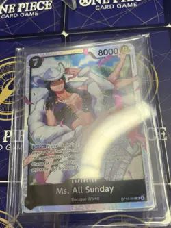 Ms. All Sunday Foil OP14-084SR✨One Piece The Azure Sea's Seven Mint - Image 4