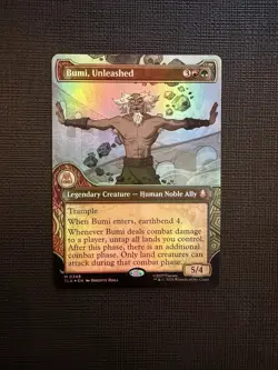 Bumi, Unleashed (Showcase) Avatar: The Last Airbender MTG Foil NM - Image 1