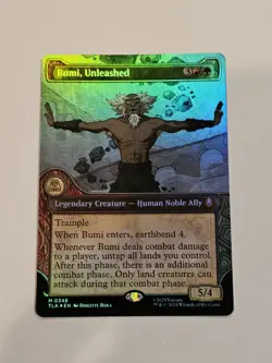 Bumi, Unleashed (Showcase) Avatar: The Last Airbender Foil - Image 1