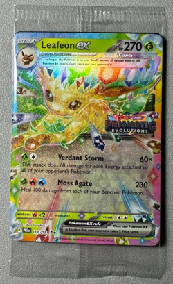 Pokemon Prismatic Evolutions Leafeon ex 006/131 Surprise Box Stamped Sealed QTY - Image 1