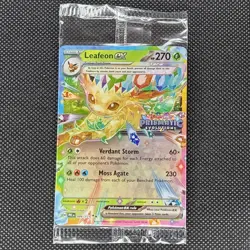 Leafeon ex - 006/131 - Prismatic Evolutions Stamped Promo - Pokemon - SEALED - Image 1