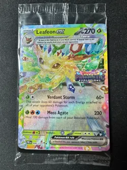 Pokemon Leafeon ex 006/131 Sealed Prismatic Evolutions Stamped Promo Holo EX - Image 1