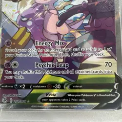 2021 POKEMON SWORD & SHIELD FUSION STRIKE 251 FULL ART MEW V PSA 10 - Image 3