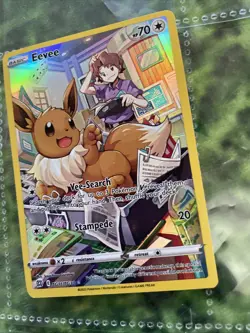 Pokemon Eevee TCG TG11/TG30 Brilliant Stars Sword and Shield holo card - Image 3