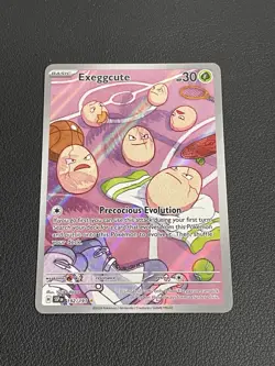 Pokemon TCG Exeggcute 192/191 2024 Surging Sparks Illustration Rare Card - NM - Image 1