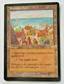 Magic The Gathering - Rishadan Port Card - Mercadian Masques - Image 1