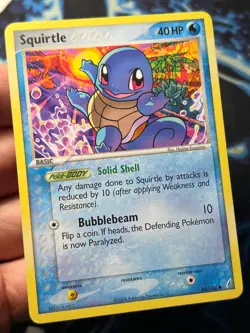 Squirtle 64/100 Ex Crystal Guardians Pokemon Card - Image 1