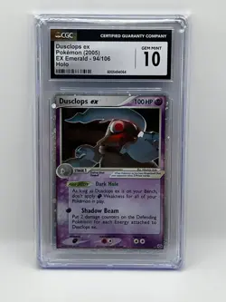 2005 Pokemon Dusclops EX Holo #94/106 EX Emerald CGC 10 GEM MINT - Image 1