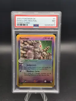 Pokemon Dusclops #4 Reverse Holo Foil - Sandstorm Vintage 2003 - PSA 7 - Image 1