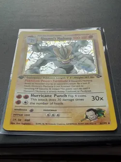 Giovanni's Machamp 6/132 Holo Rare - Gym Challenge - 1st Edition - Pokemon WOTC - Image 5