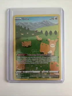 Pokemon TCG Ditto Crown Zenith Galarian Gallery Holo Ultra Rare Card GG22/GG70 - Image 1