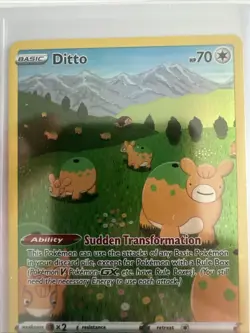Pokemon TCG Ditto Crown Zenith Galarian Gallery Holo Ultra Rare Card GG22/GG70 - Image 2