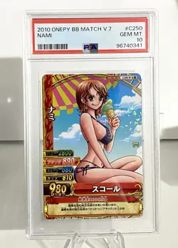 2010 VINTAGE One Piece Onepy Berry Match Bikini Nami PSA 10 - Image 1