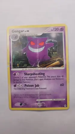 Gengar 17/99 Regular Rare Arceus 2009 Vintage Pokemon TCG Card Played - Image 1
